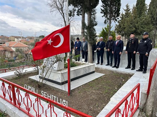 Kaymakamımız Sayın Onur ALİMOĞLU Şehitliklerimizi Ziyaret Etti